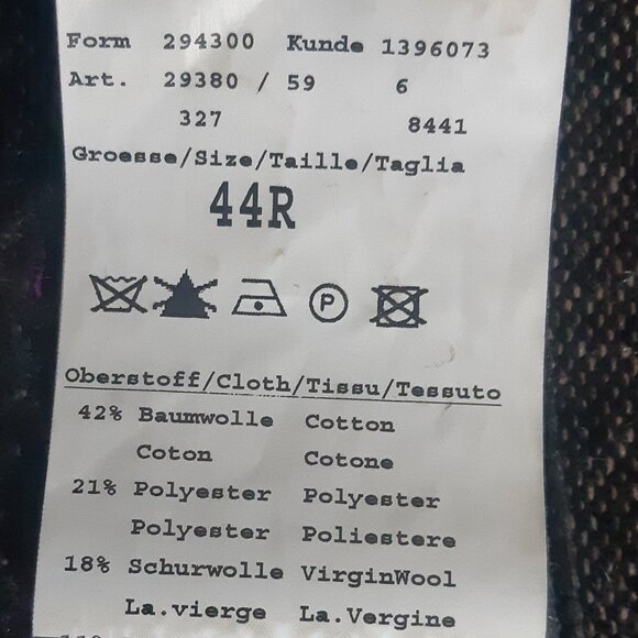 1970s Bugatti SZ44R Vintage Unstructured Men's 2 Button Casual Jacket Sport Coat - Picture 7 of 16